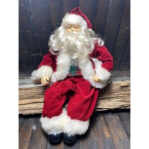 Home Interiors Gifts Santa Claus Figurine Christmas Holiday Decor 9" Tall